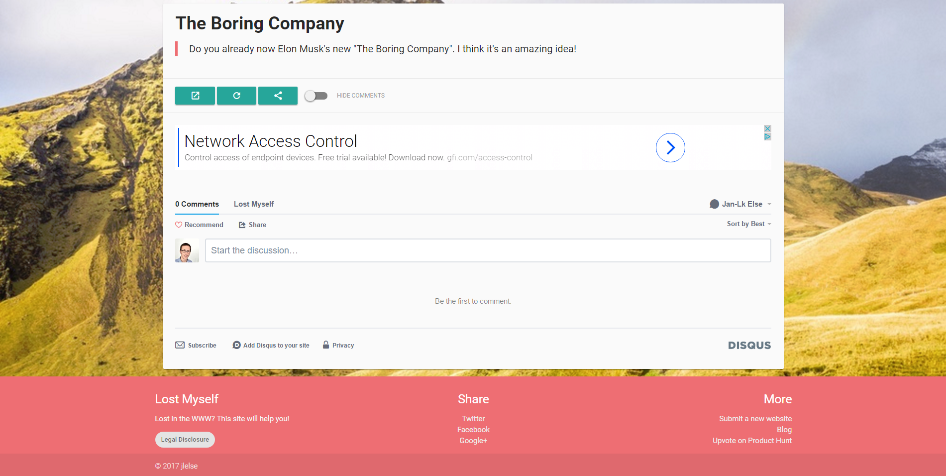 Second Screenshot