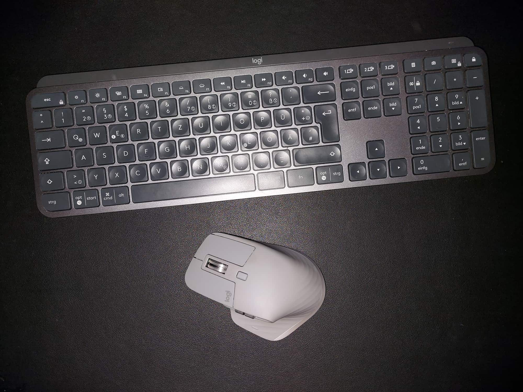 The Logitech MX Keys and MX Master 3 The Logitech MX Keys and MX Master 3
