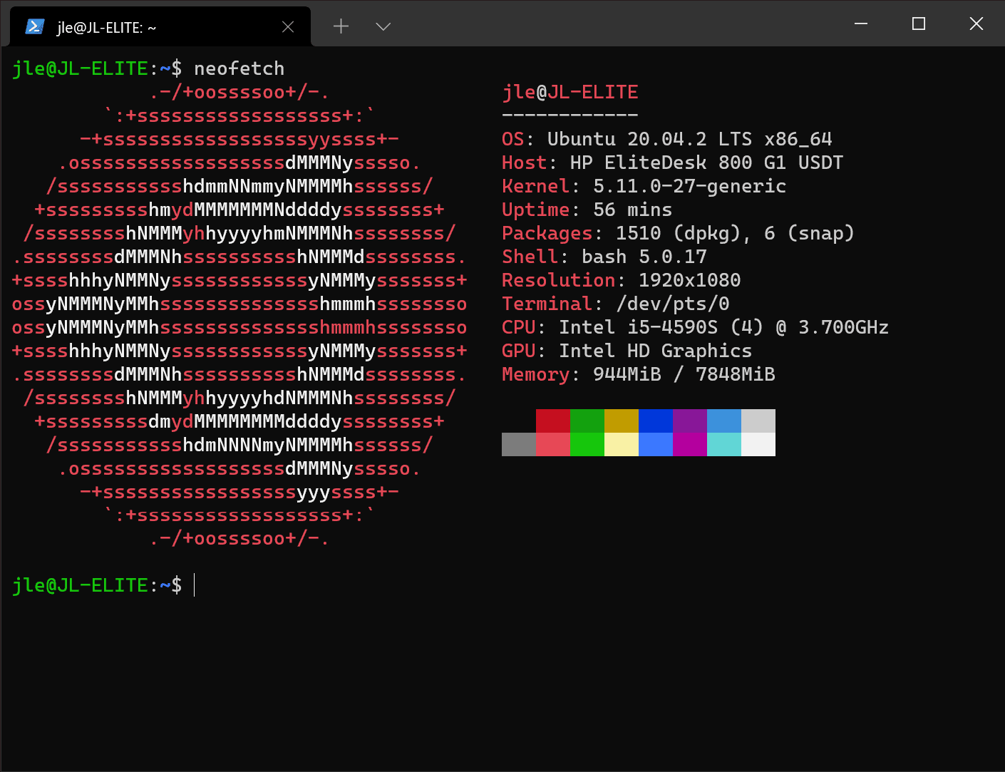 Neofetch with system infos