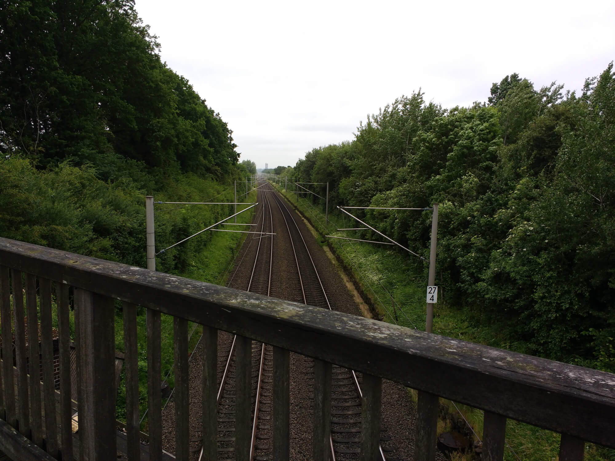 Eine Bahnstrecke
