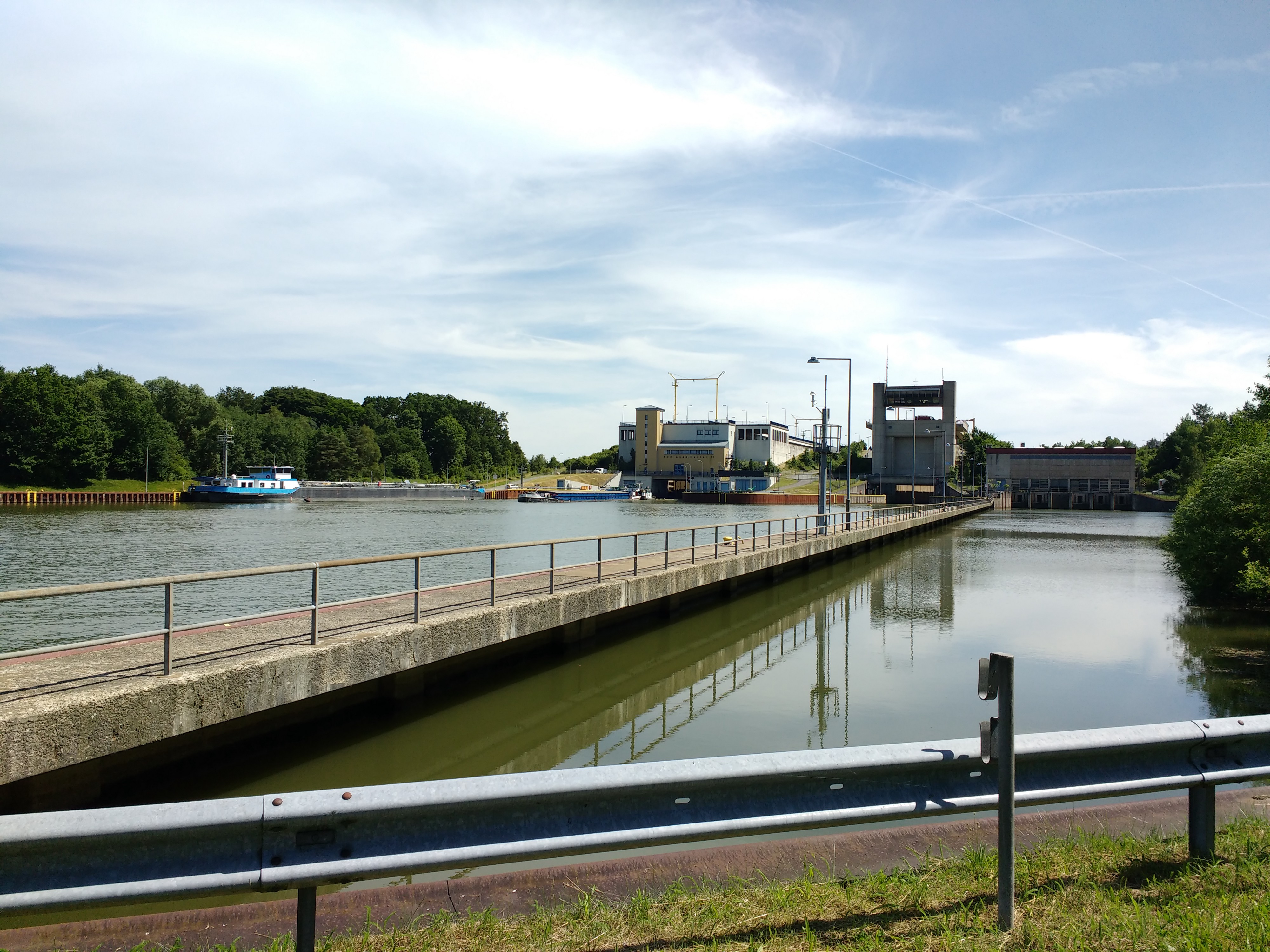 Eine Schleuse